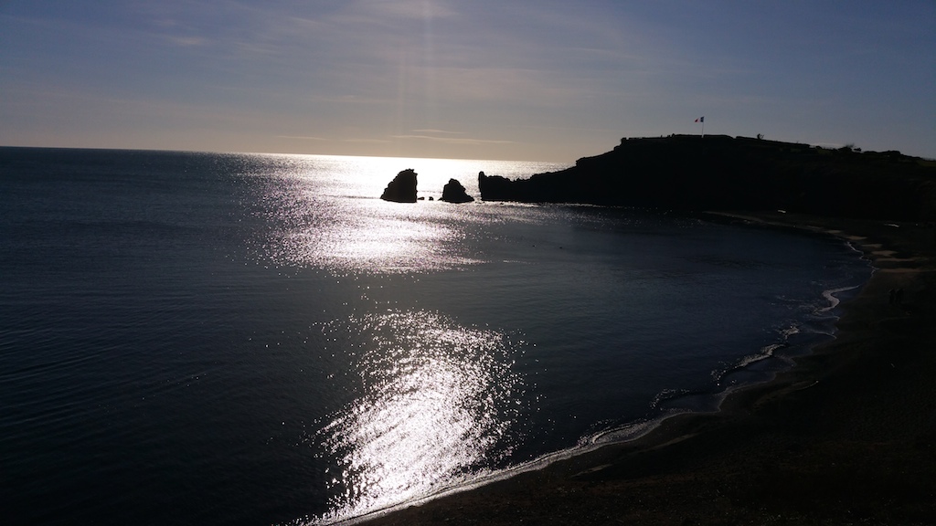 falaise couchant