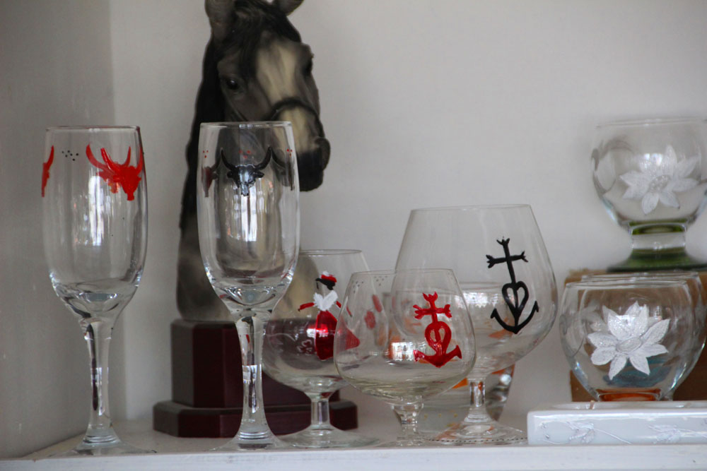 peinture verre