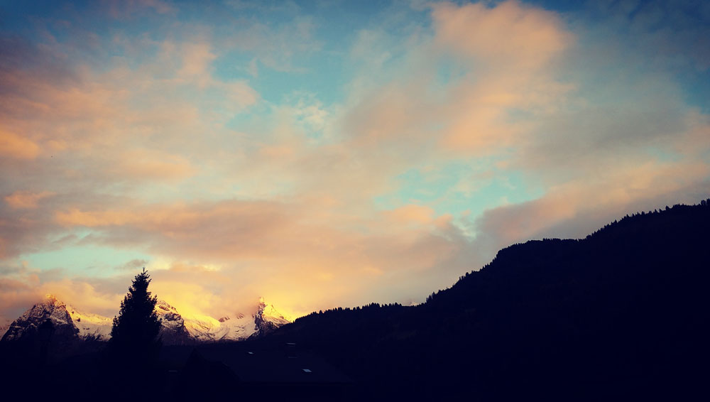 coucher soleil
