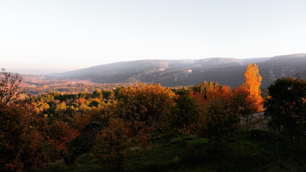 Le Luberon à l'automne luberon automne