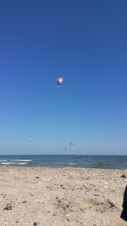 Kitesurf sur les plages de Villeneuve-lès-Maguelone kite
