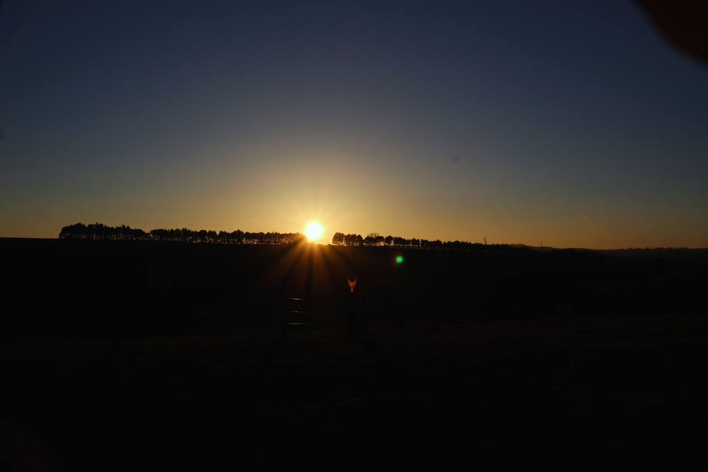 coucher soleil